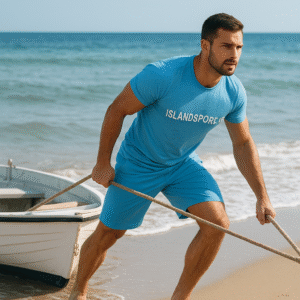 کشیدن قایق به ساحل